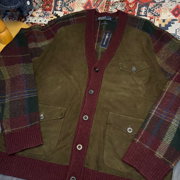 Polo Ralph Lauren's C. 2005 Suede Panel