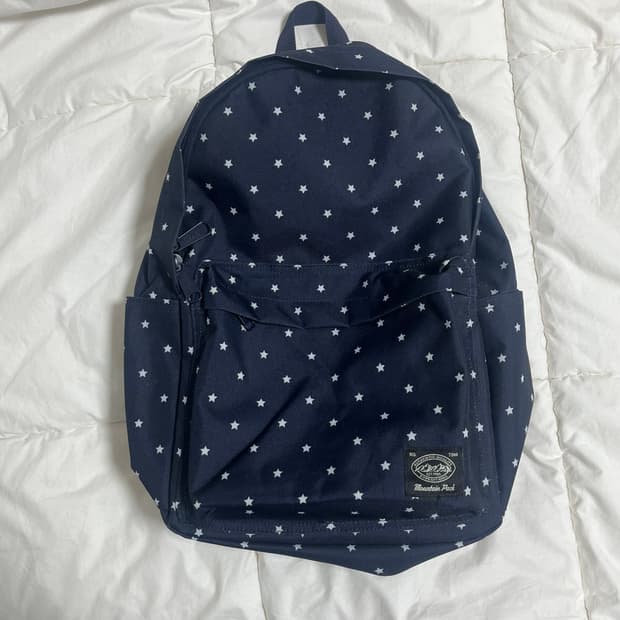 별 패턴 무늬 백팩 spao star backpack