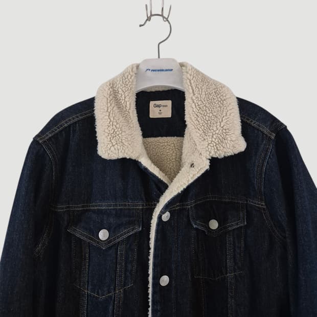 [M]GAP갭 1969 빈티지 데님 점퍼자켓 뽀글이