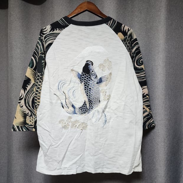 오리엔탈 나그랑 7부 잉어자수 롱슬리브