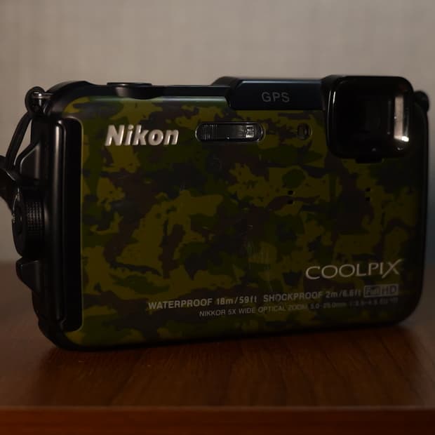 니콘 쿨픽스 aw110 풀박스 카모