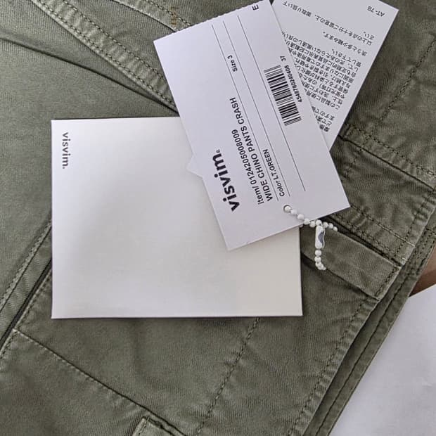 visvim 24ss WIDE CHINO PANTS CRASH