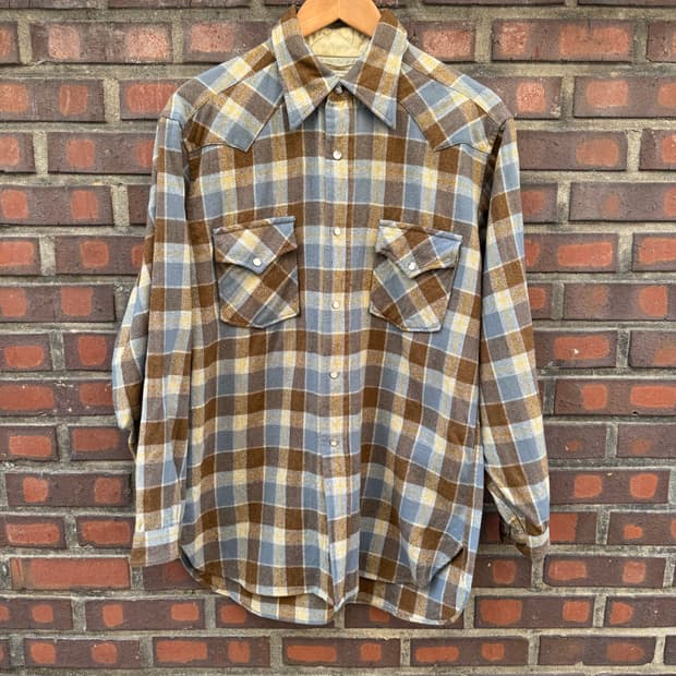 70s Pendleton Westrn Wear Pearl Snap 셔츰