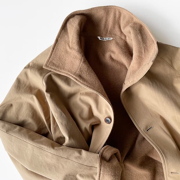 오라리 FINX HARD TWIST GABARDINE 블루종