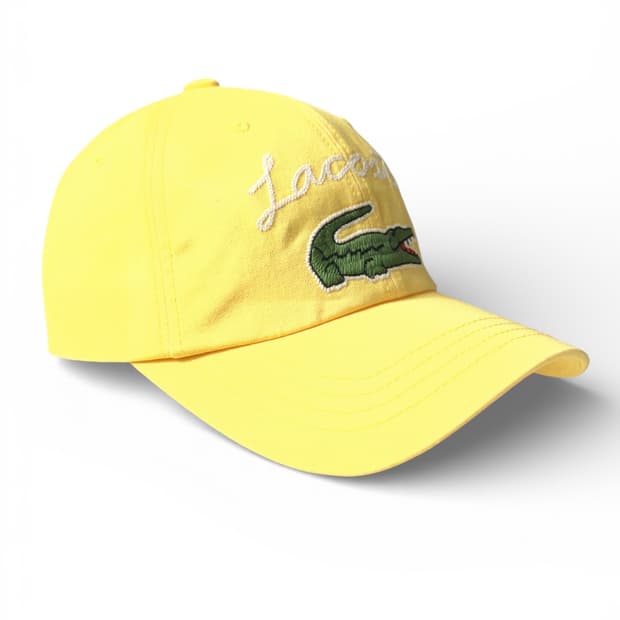 라코스테 로고 자수 볼캡 F