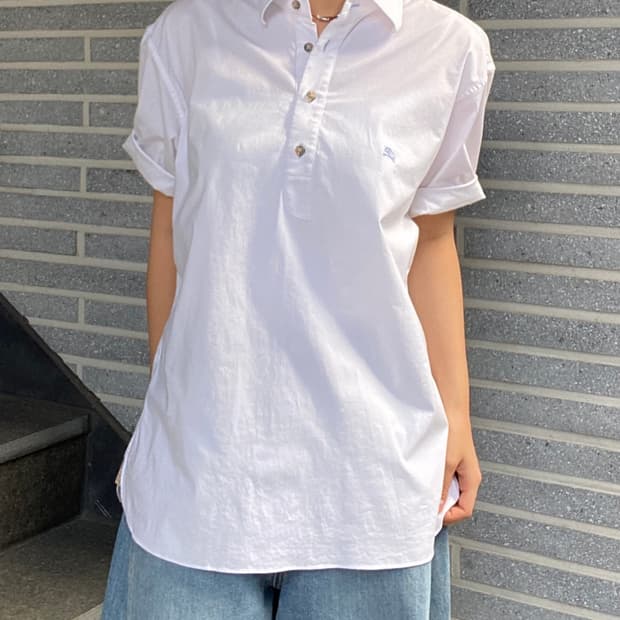 버버리 카라 티셔츠