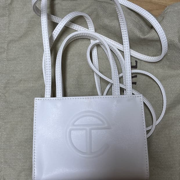 텔파 쇼핑백 스몰 화이트