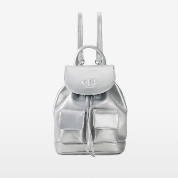 크리스틴프로젝트 실버 미니 백팩