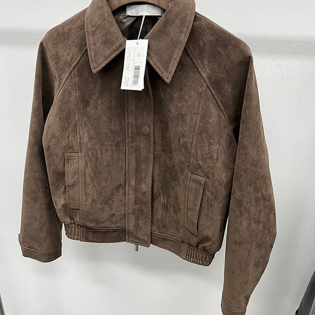 마조네 스웨이드 블루종 