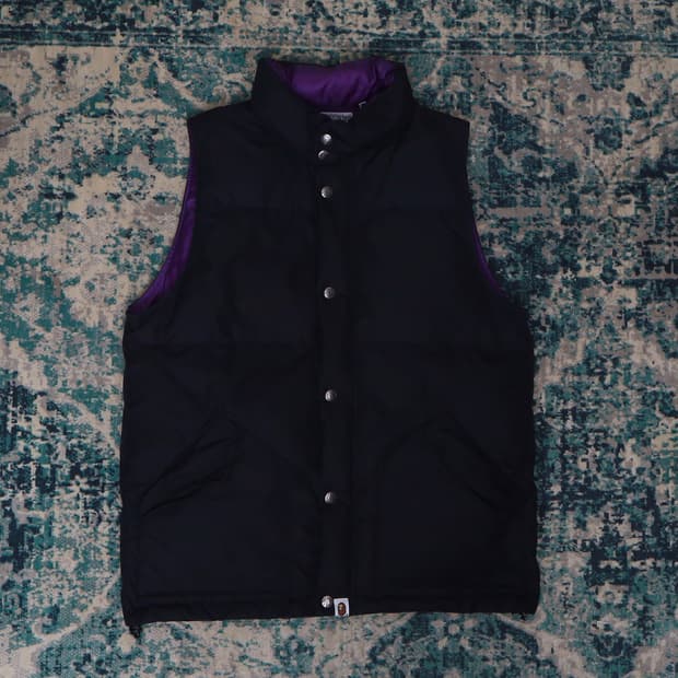 Bape 베이프 투웨이 집업 덕 다운 베스트