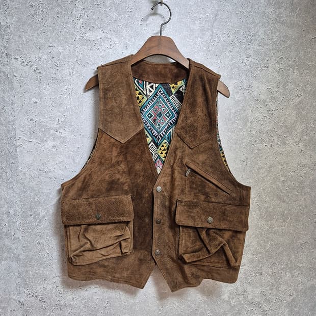 OLYMPIC SEOUL 88 vitage Suede vest