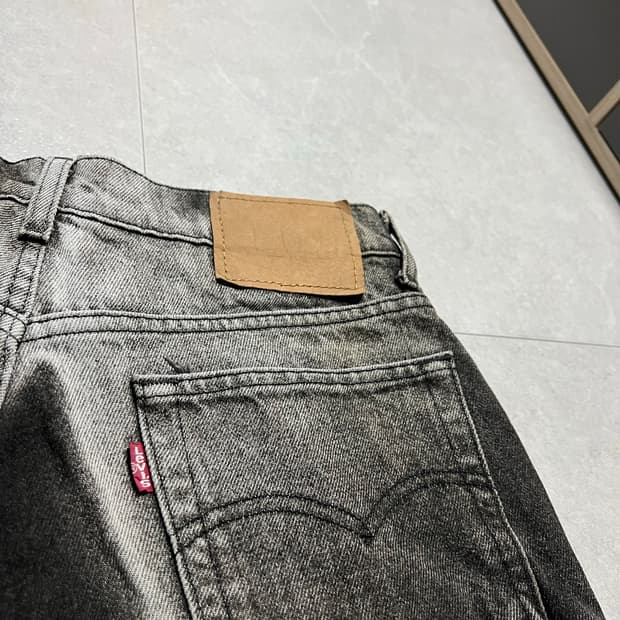 [30] 빈티지 리바이스 512 블랙 워싱 컷오프 데님 팬츠 반바지