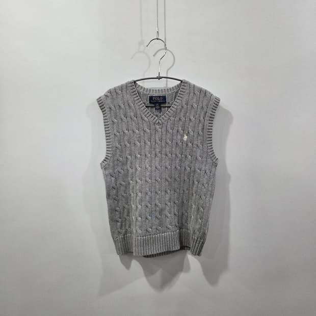 폴로랄프로렌 키즈 케이블 니트 베스트 S/8