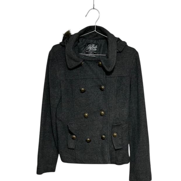 빈티지 펑크 미사깔 울프죠 털코트 퍼자켓