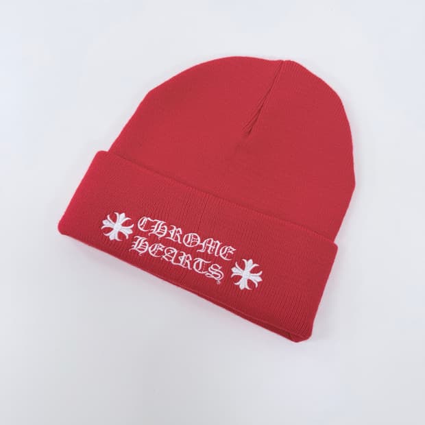 [미사용/OS] 크롬하츠 로고 비니 레드