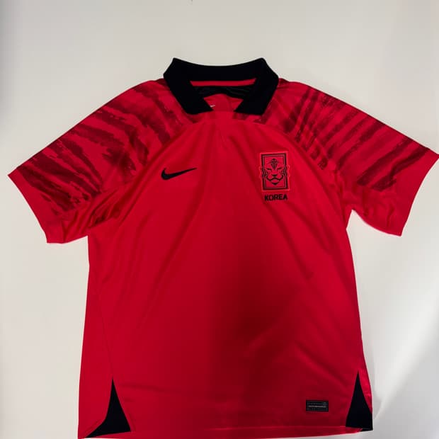 희귀!! 나이키 22시즌 대한민국 국가 대표 유니폼 티셔츠 XL ~ L