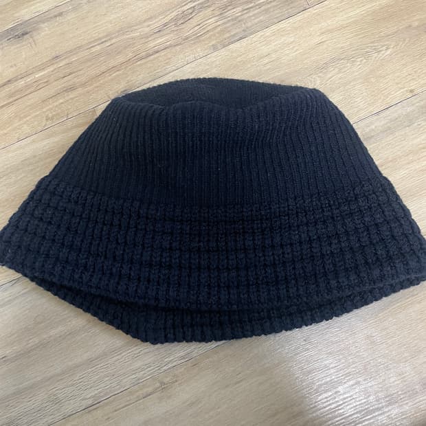 니트 버킷햇