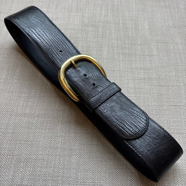 [28-29] USA Eddie Bauer 이구아나 그레인 스티어하이드 