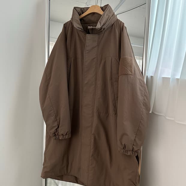 BeAMS 빔즈 몬스터 파카 밀리터리 자켓 모즈 코트 브라운 L