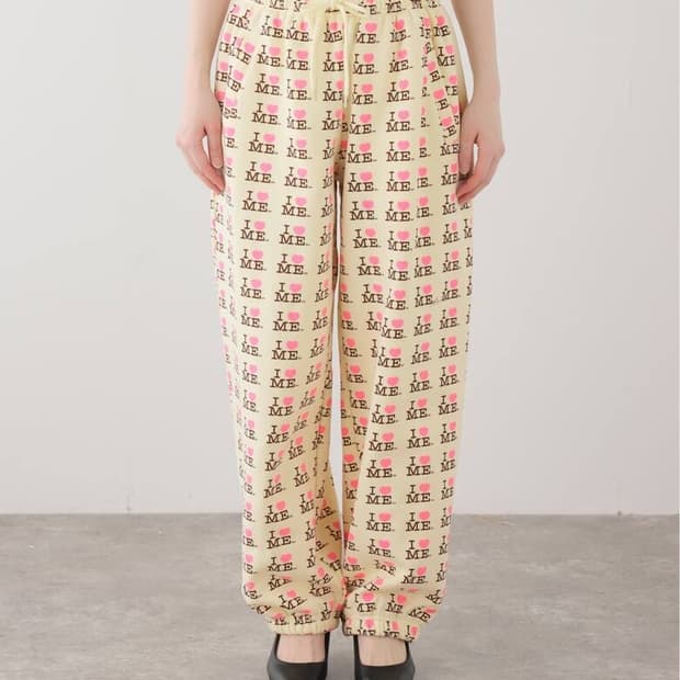 [M,L]애슐리 윌리엄스 26ss 아이 하트 미 팬츠/옐로우