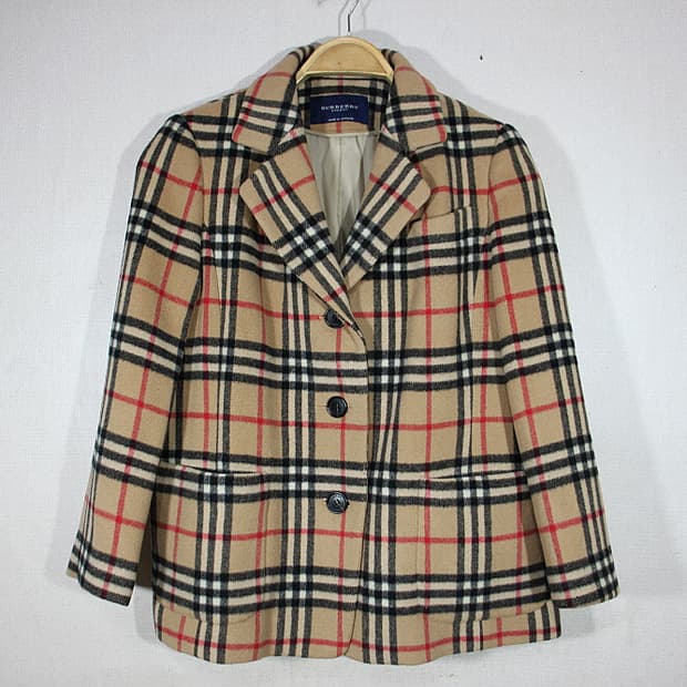 Burberry 버버리 노바체크 울 숏 코트(여자55)