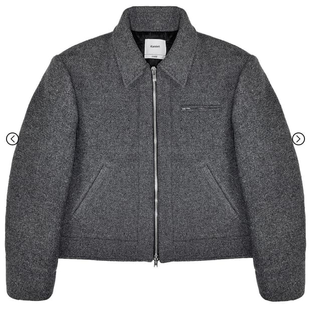 3) 카미엔 그리드 울 자켓