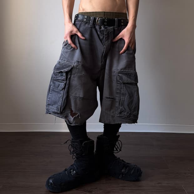 Abercrombie & fitch 디스트레스 카고 쇼츠