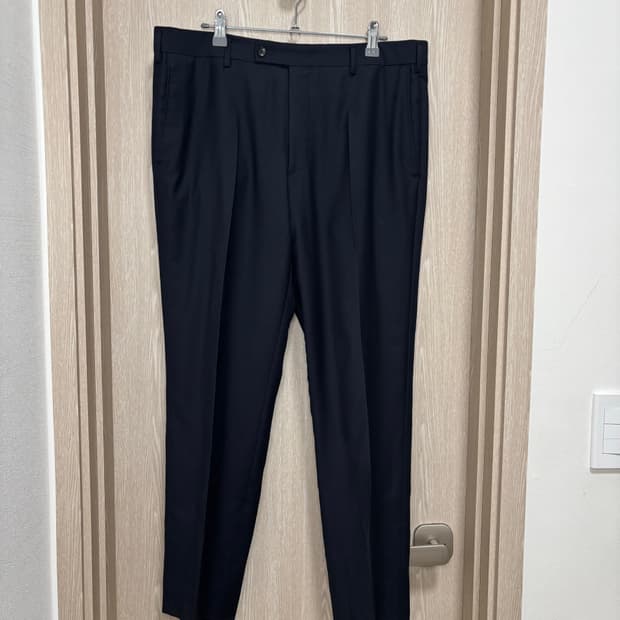 타임옴므 울 슬랙스84(33")/다크네이비