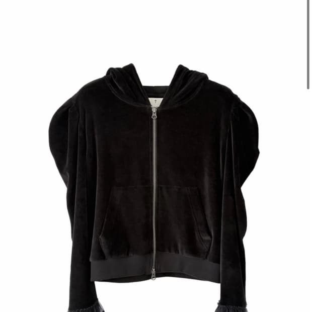 victorian velvet hoodie