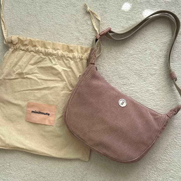 미닛뮤트 클로 웨이스트 코듀로이 핑크