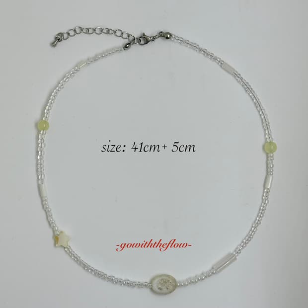 [Handmade] 원석 & 빈티지 비즈 믹스 네클리스