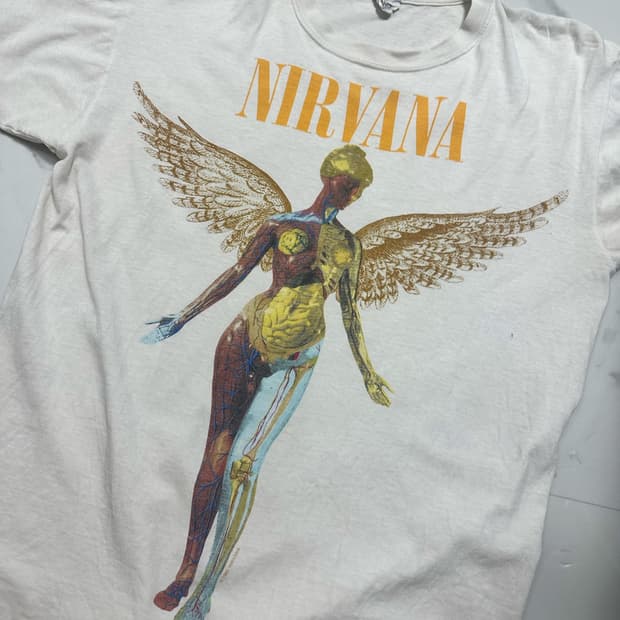 [L] 00s nirvana 너바나 인유테로 빈티지 티셔츠