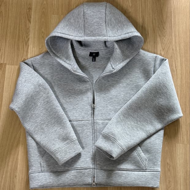 H&M 네오프렌 후드집업 L 