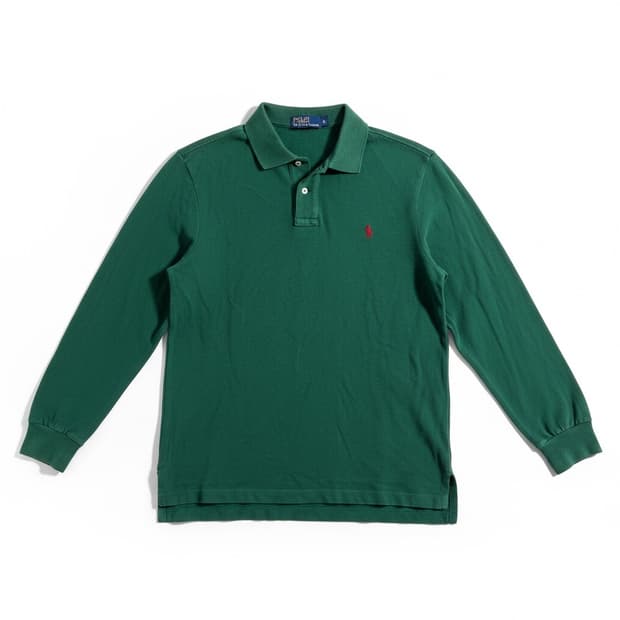 폴로 랄프로렌 긴팔 카라티 그린  L
