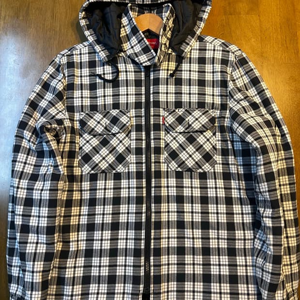 00s 슈프림 퀄티트 플란넬체크 자켓 