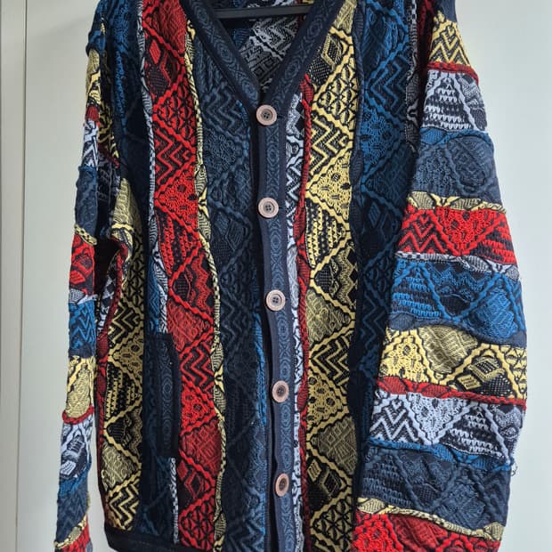 COOGI 케이블니트 가디건