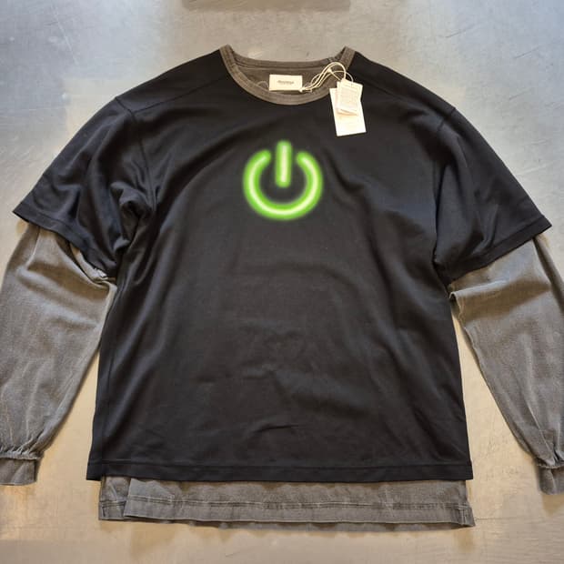 25AW 더블렛 ON/OFF 레이어드 롱 슬리브