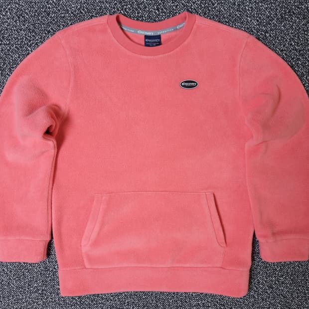 [무료배송][150]디스커버리 키즈 후리스 기모 맨투맨 긴팔티