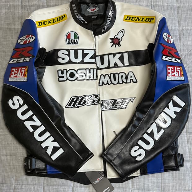 새상품)스즈키 빈티지 라이더 자켓 팝니다 XL