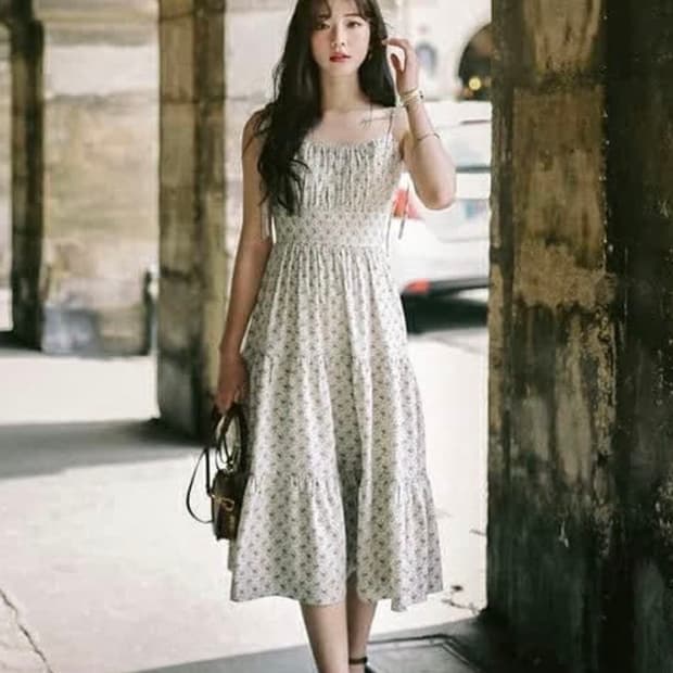 밀크코코아 아멜리에 나시 원피스 빈티지 앤틱