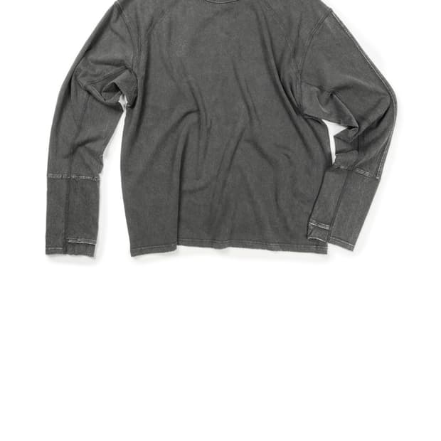 (M) Etce x 무민서 핑거홀 롱슬리브 차콜