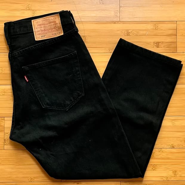 리바이스 501 빅E 블랙진 W30 L32