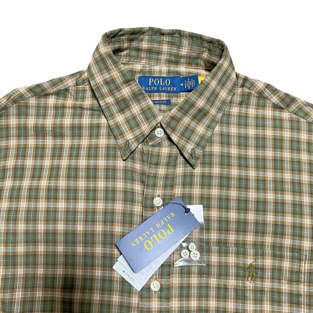 (새상품) 폴로 랄프로렌 체크 셔츠 M