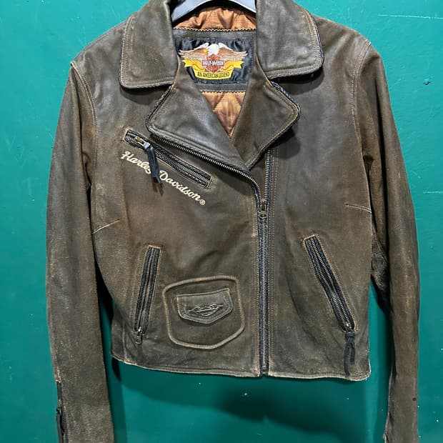 할리데이비슨 브라운 라이더자켓 95-100