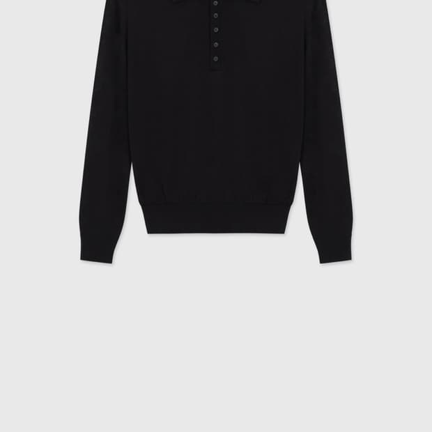 타일레 ECLAT VEIL SILK KNIT POLO TOP 니트 폴로