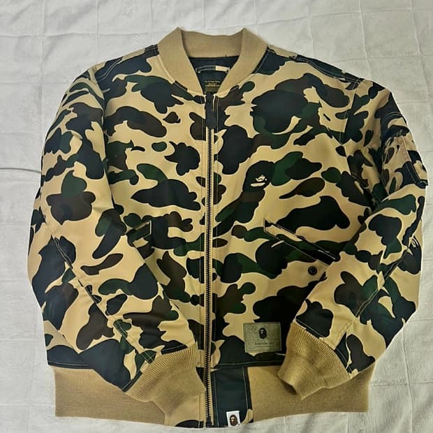 정품)베이프 항공자켓 