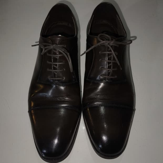 255mm 소다 남성 옥스포드 정장화 구두 브라운