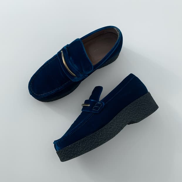 Velour Flatform Loafer