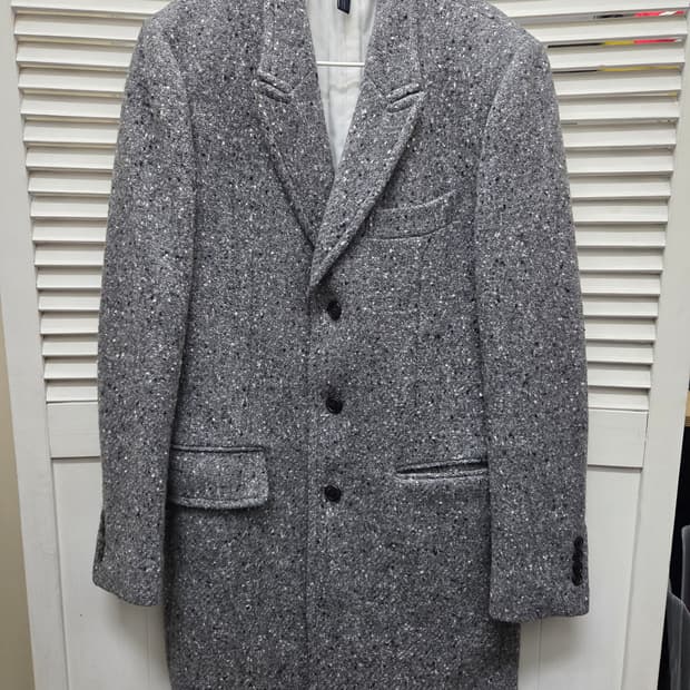 커스텀멜로우 울 싱글 코트