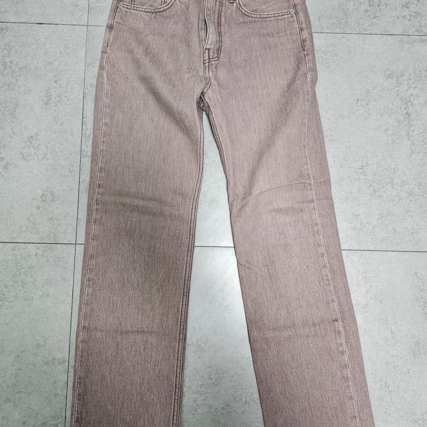 Label 아카이브 스트레이트 핏 핑크 팬츠